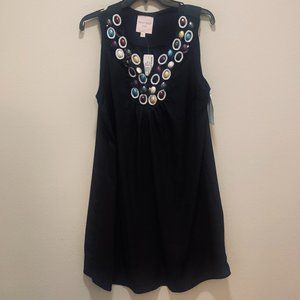 R&J Couture Gemstone Sequin A-Line Dress- Size L